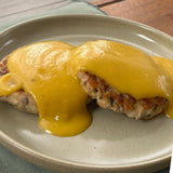 Pumpkin cream chicken steak Western frozen meal Metro Manila family