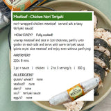 Meatloaf -Chicken Nori Teriyaki Japanese frozen meal Metro Manila family