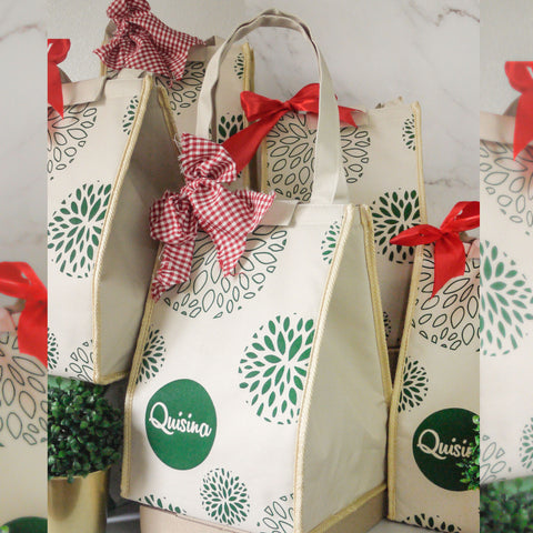 Thermal gift bag- cream