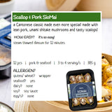 Scallop & Pork SioMai Asian frozen meal Metro Manila family