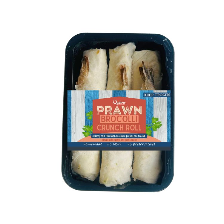 Prawn & Brocolli Crunch Rolls Asian frozen meal Metro Manila family