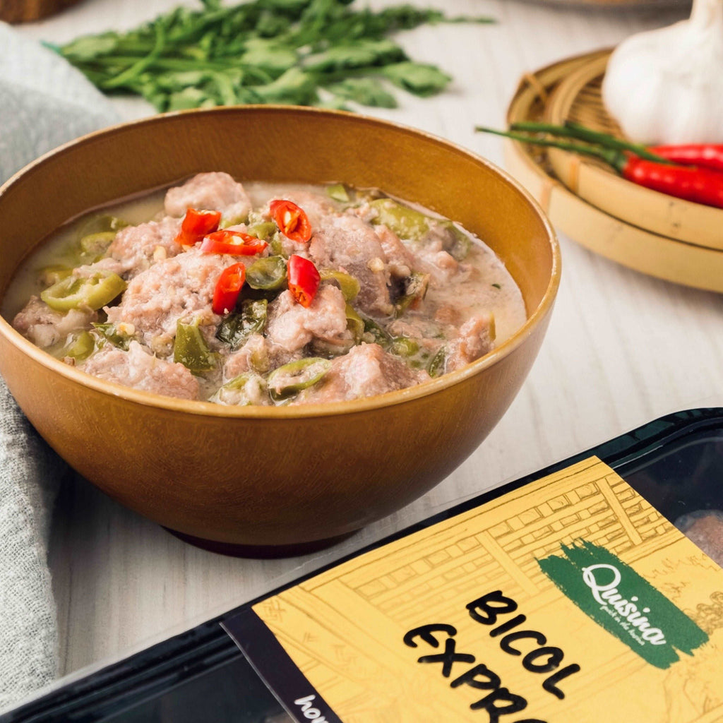 Bicol Express Filipino frozen meal Metro Manila family				