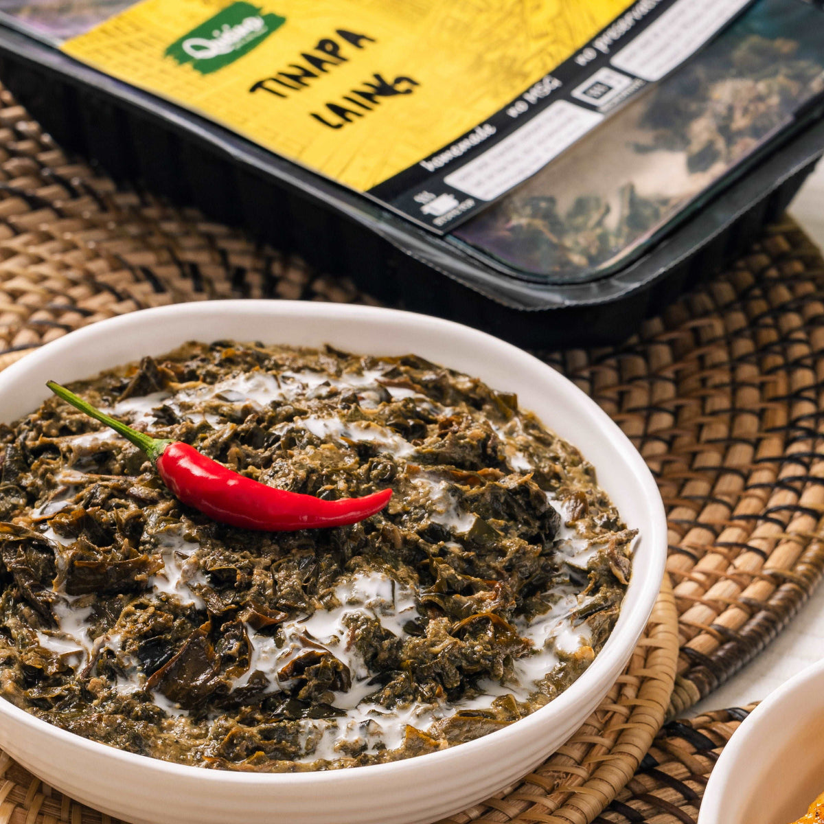 Tinapa Laing Filipino frozen meal Metro Manila family				