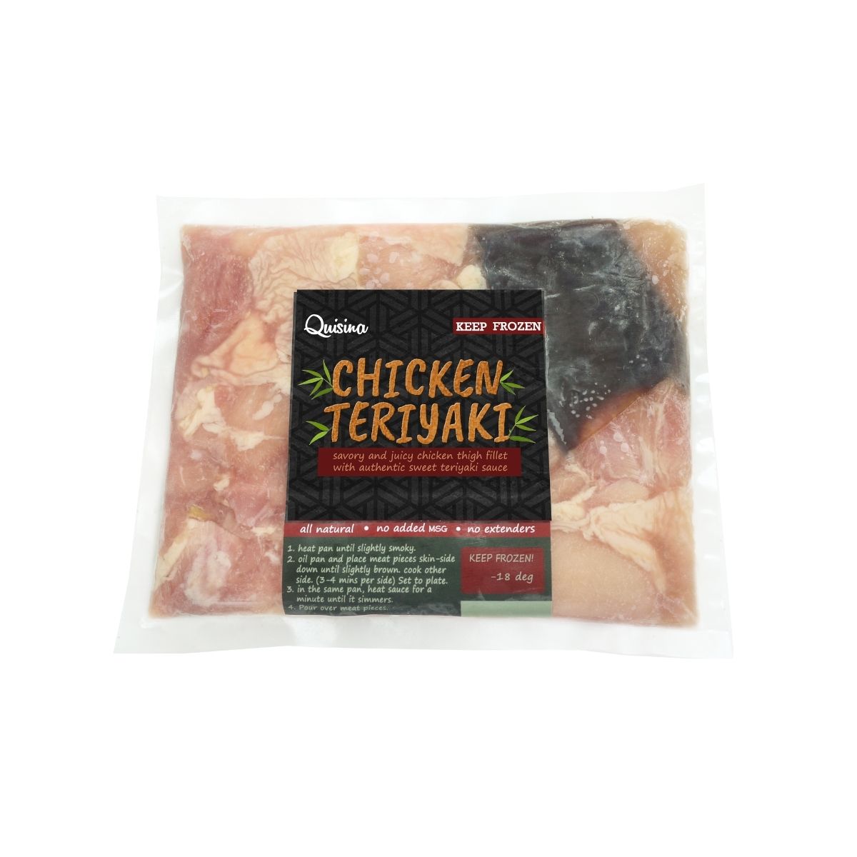 Chicken Teriyaki Japanese frozen meal Metro Manila family					