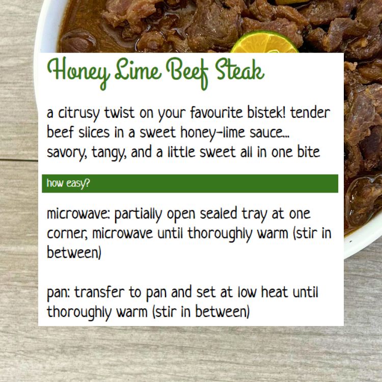 Honey Lime Beef Steak *new