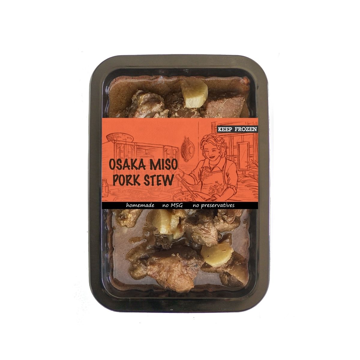 Osaka style pork Stew Japanese frozen meal Metro Manila family					