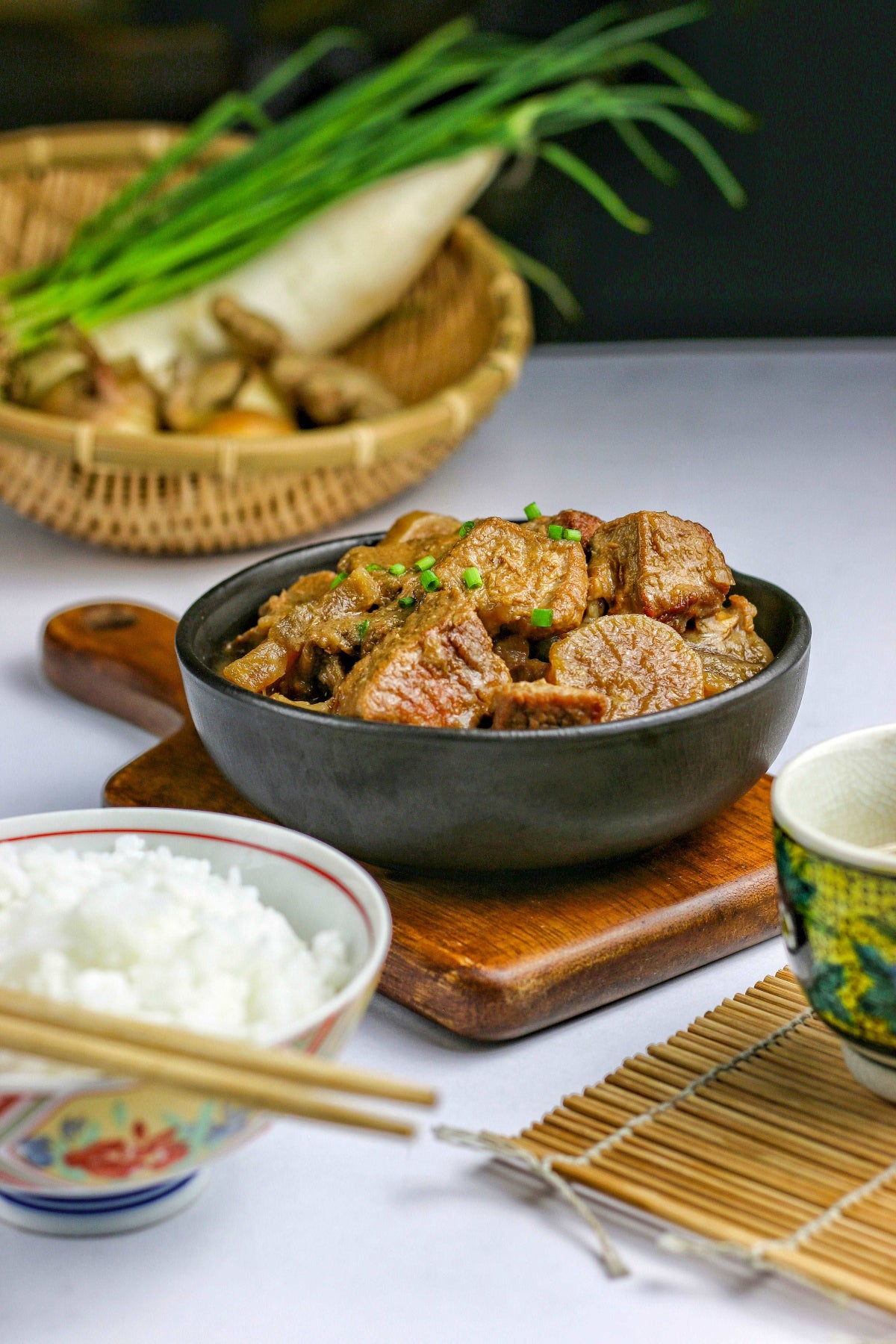 Osaka style pork Stew Japanese frozen meal Metro Manila family					