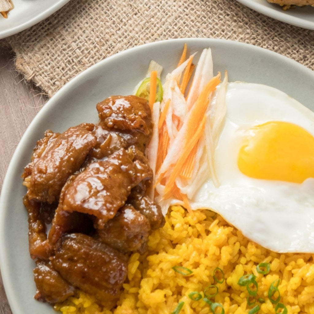 Tocino Rice Orange Pork Tocino | Healthy Filipino Frozen Meals Manila for breakfast ...