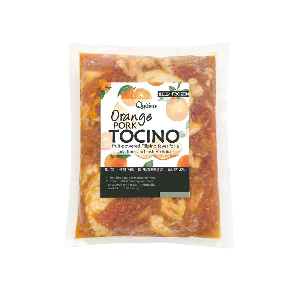 Orange Pork Tocino Filipino frozen meal Metro Manila family					