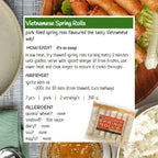 Vietnamese Spring Rolls Asian frozen meal Metro Manila family					