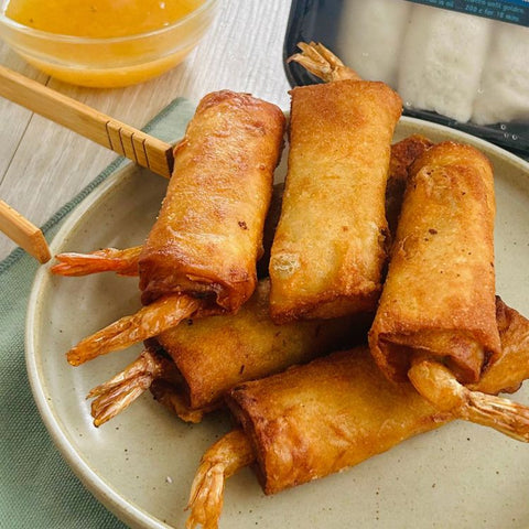 Prawn Broccoli Crunch Rolls